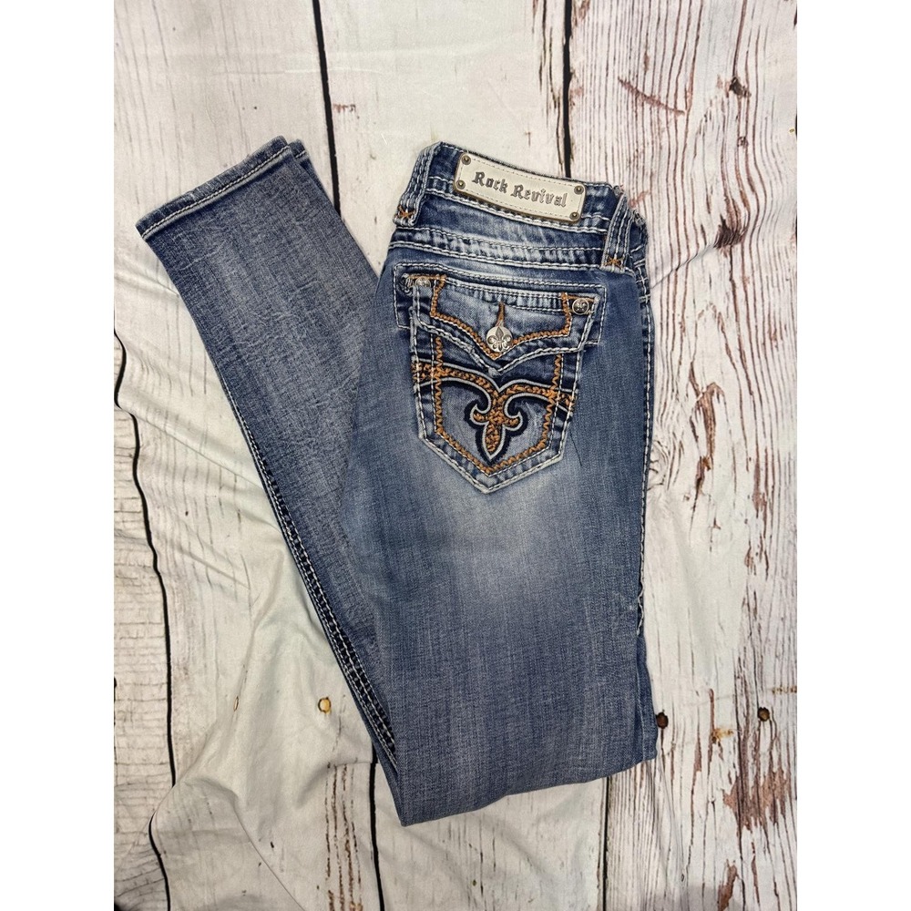 Rock Revival Women's Skinny Jeans Size 28x29